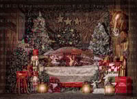  Country Christmas Cottage Retainer