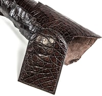 Image 2 of Slim brown crocodile cardholder - Keep All