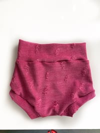 Distressed Magenta Bummies