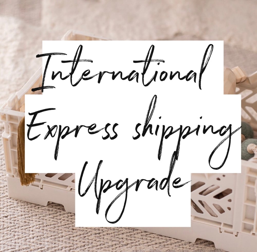 Image of International express shipping upgrade