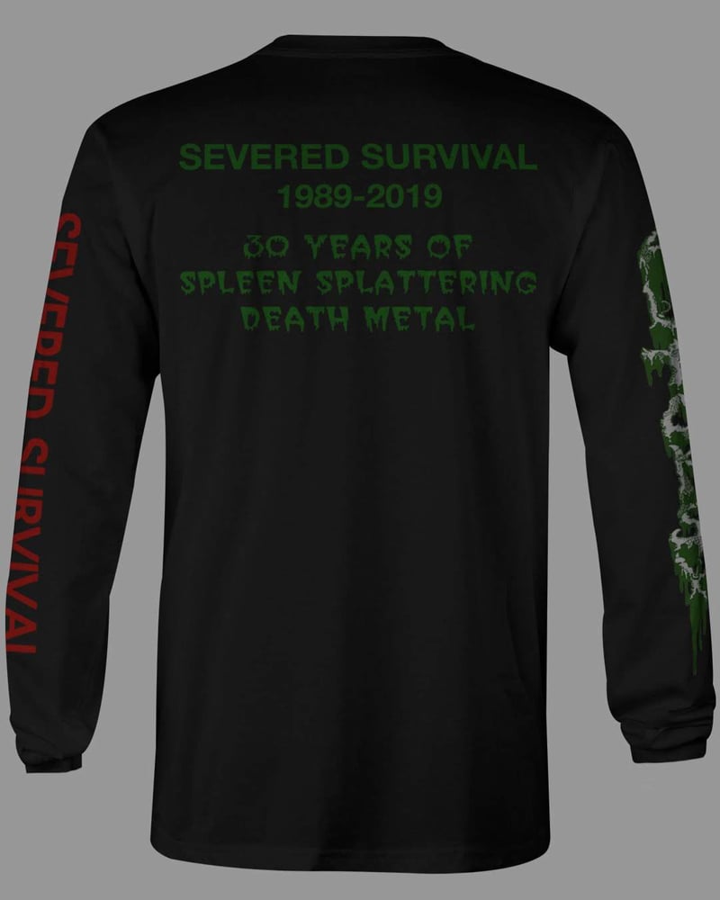 Severed Survival Surgeons 30th Long Sleeve Shirt | AutopsyDeathMetal