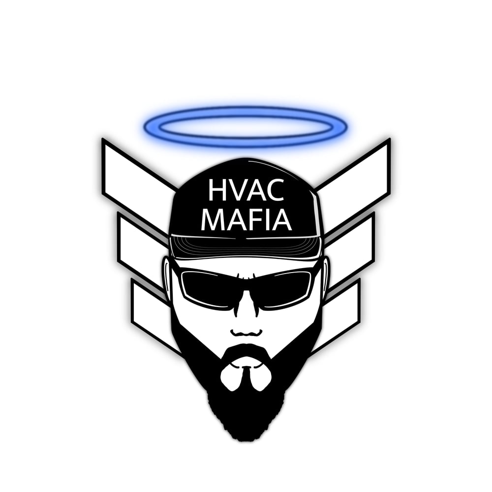 Image of HVAC MAFIA COMMEMORATIVE STICKER WITH HALO