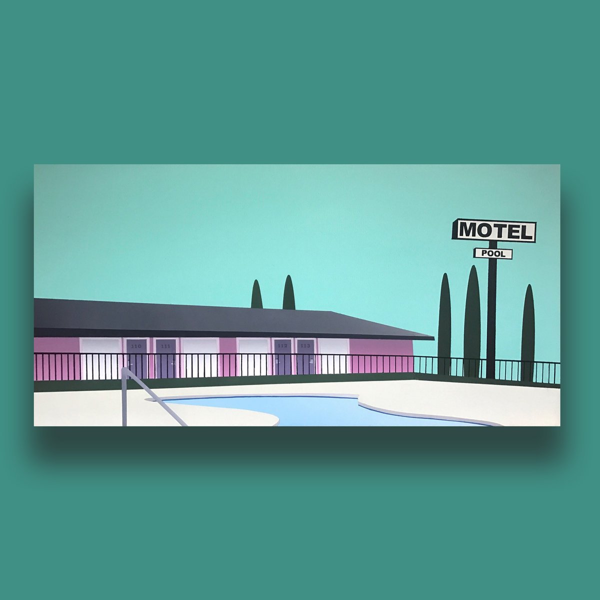 Image of motel pool