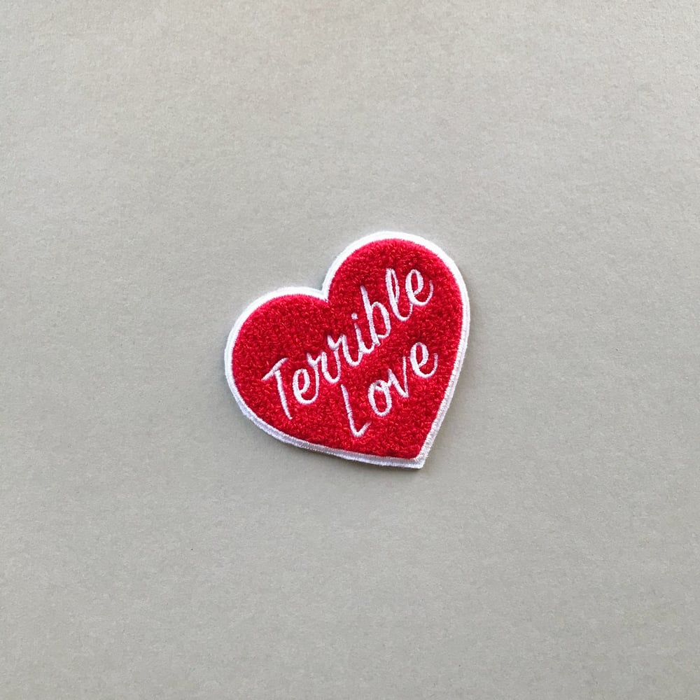 Image of 'Terrible Love' Chenille Patch