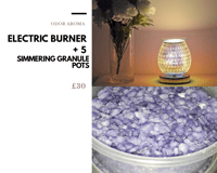 Electric Burner + Simmering Granule Pots