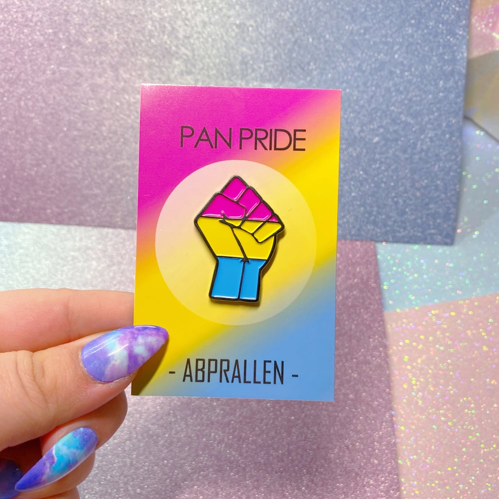 Image of Pansexual Pride Flag Enamel Pin