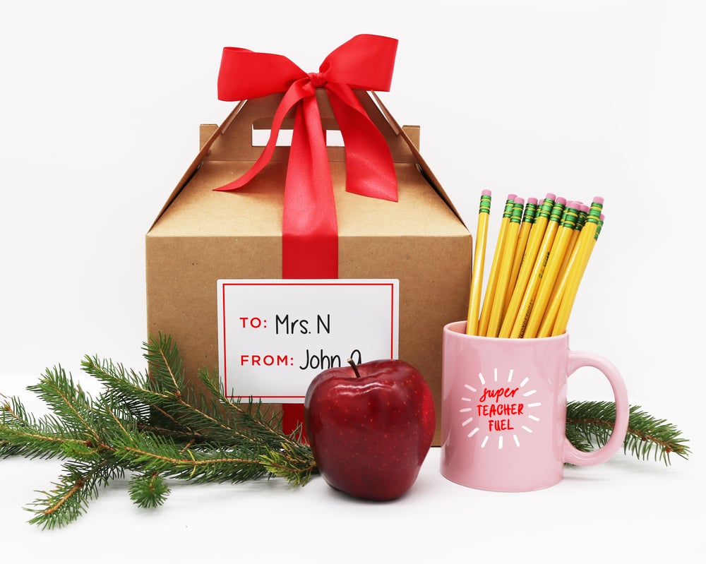 Image of Super Teacher Fuel Mug and Gable Box Gift Set