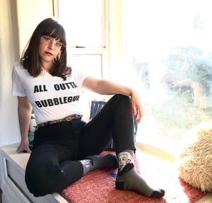 Image of ALL OUTTA BUBBLEGUM Vneck TSHIRT