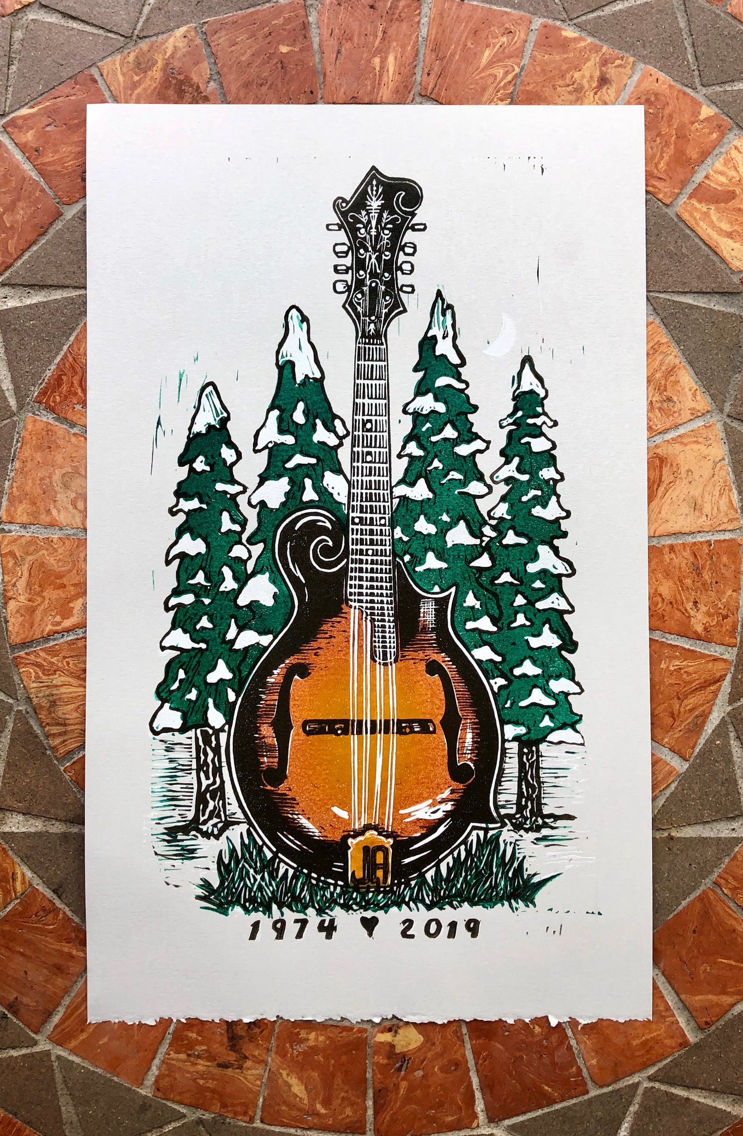 Image of “All That Is Left” Jeff Austin tribute print