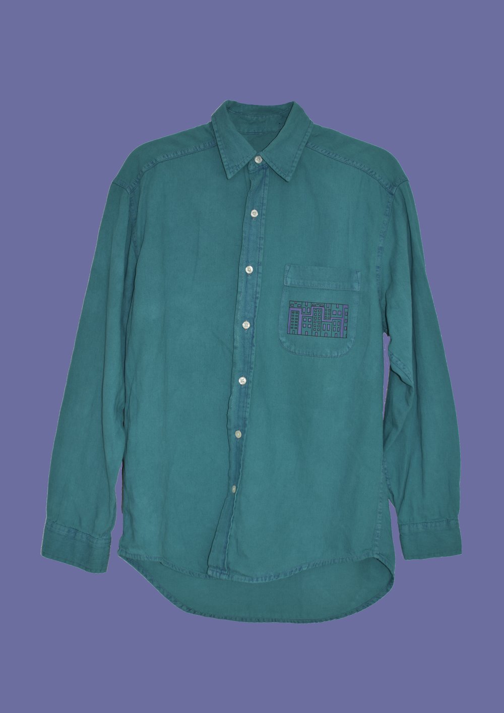 Image of Cityscape Denim Shirt