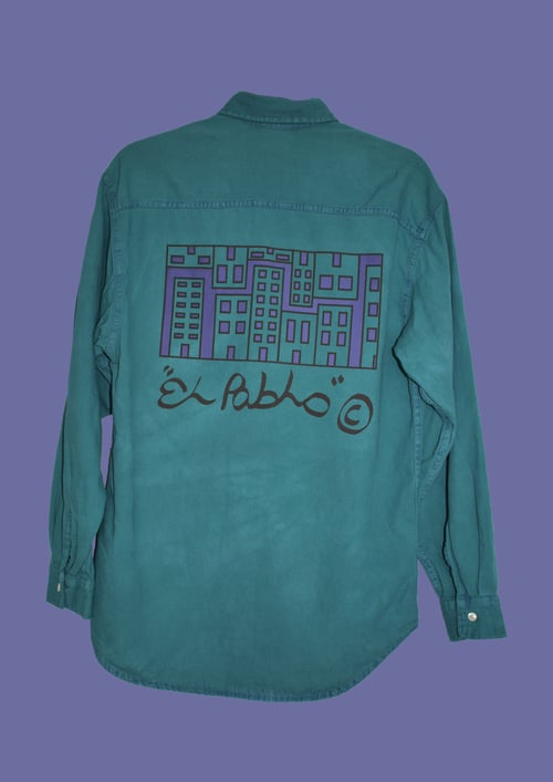 Image of Cityscape Denim Shirt