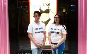 Image of ALL OUTTA BUBBLEGUM Vneck TSHIRT
