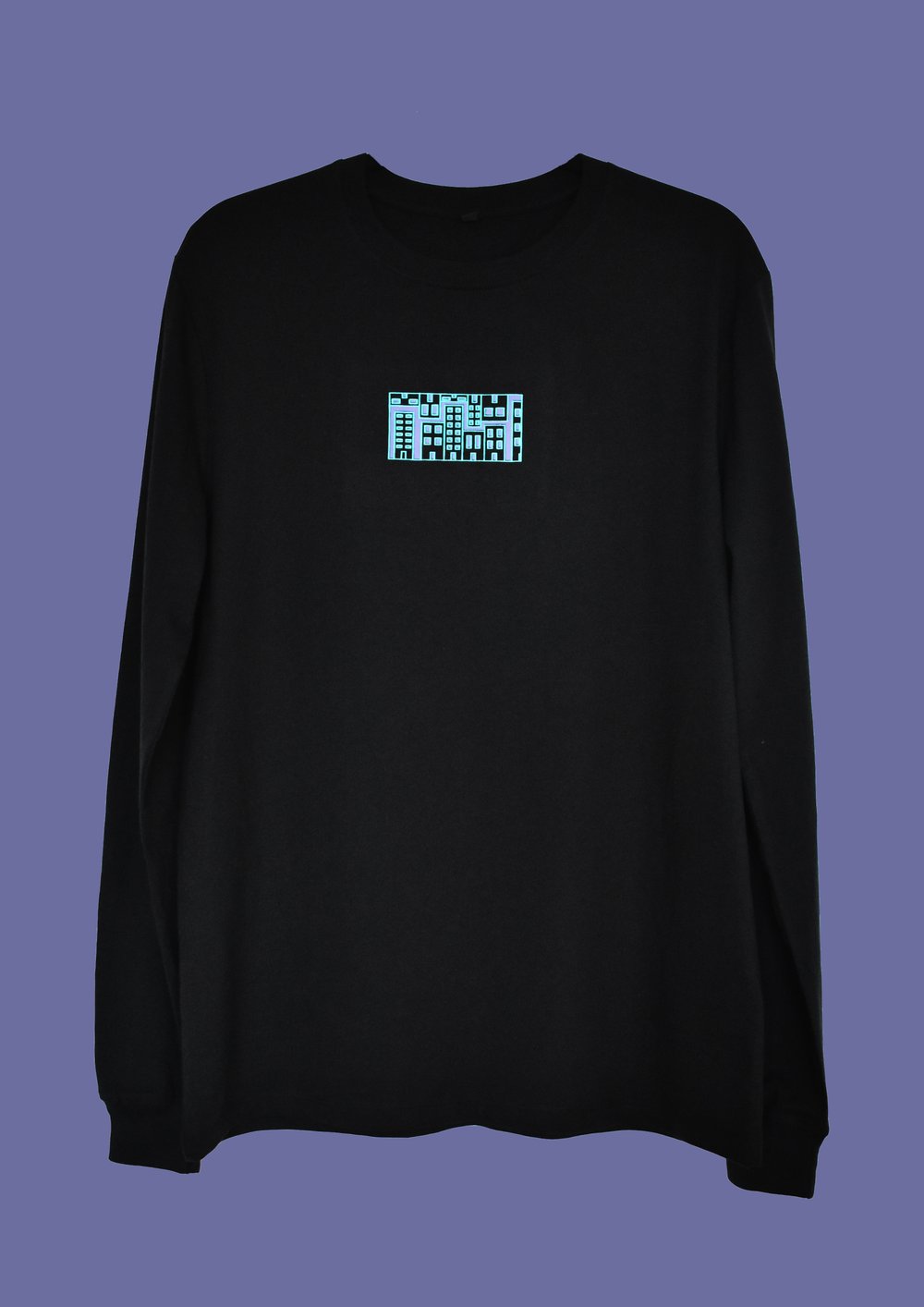 Image of Cityscape Black Longsleeve