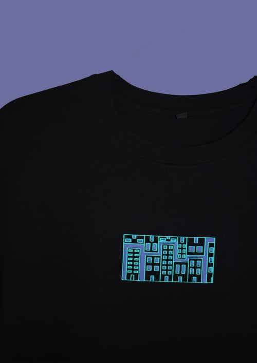 Image of Cityscape Black Longsleeve