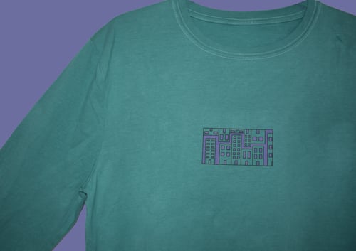 Image of Cityscape Emerald Longsleeve