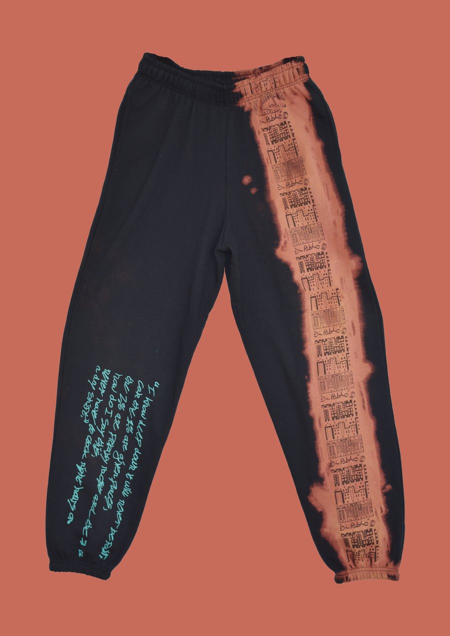 Image of El Pablo x Sancho Navy Tracksuit Bottoms