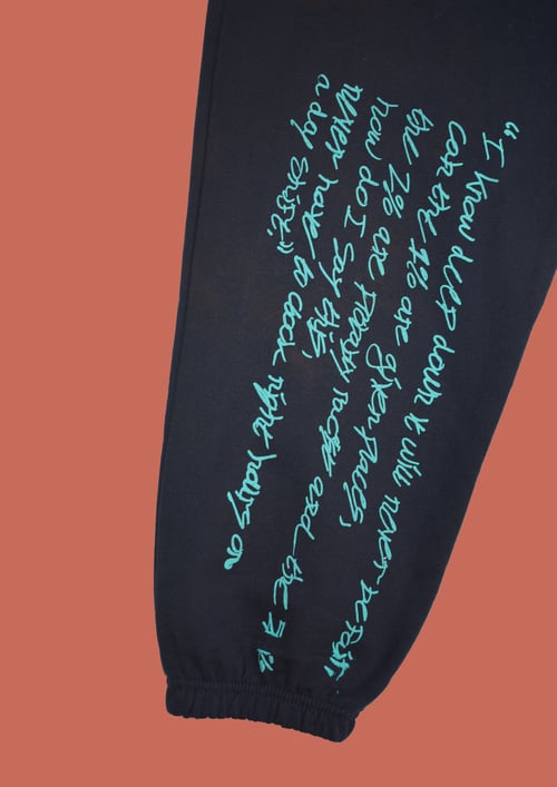 Image of El Pablo x Sancho Navy Tracksuit Bottoms