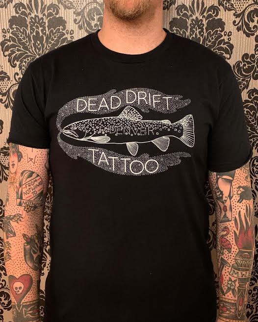 Image of Going fast, only size medium left! Tight Lines Trout Shirt