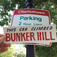 Image 2 of This Car Climbed Bunker Hill Bumper Sticker
