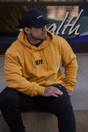 Image of PREMIUM NLFP HOODIE YELLOW MUSTARD 