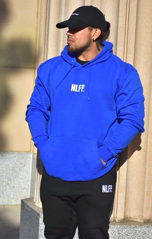 Image of PREMIUM NLFP HOODIE ROYAL BLUE 