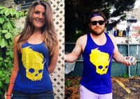 Image 1 of The Blue and Yellow Tank (Unisex)