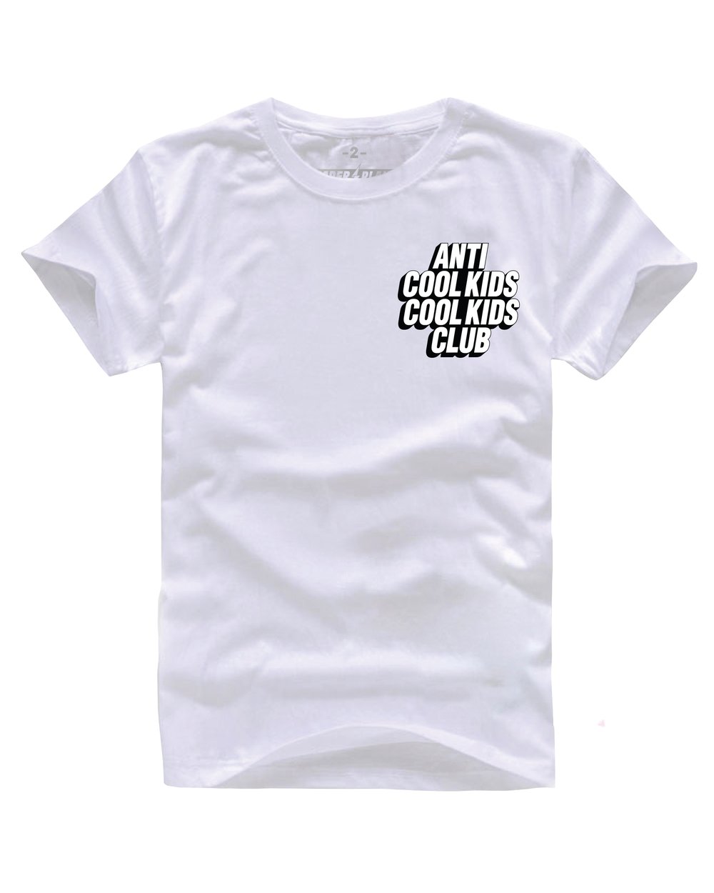 ANTI COOL KIDS BLOCK TEE WHITE