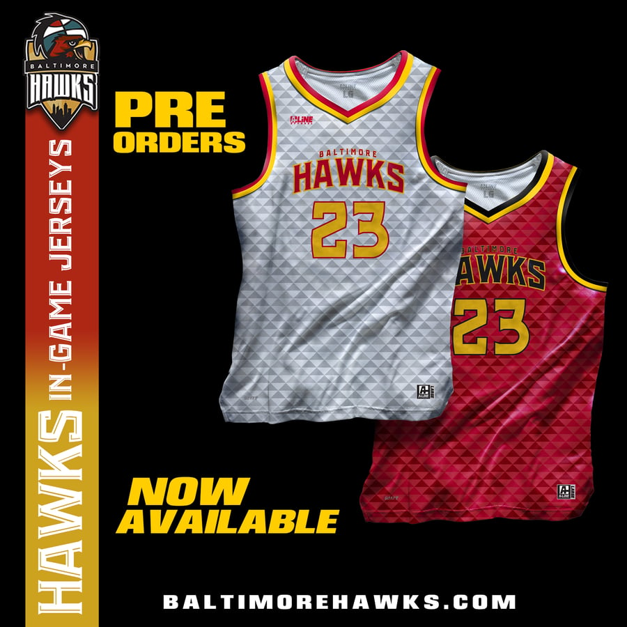 Image of 2019-20 Baltimore Hawks Authentic Game Jersey
