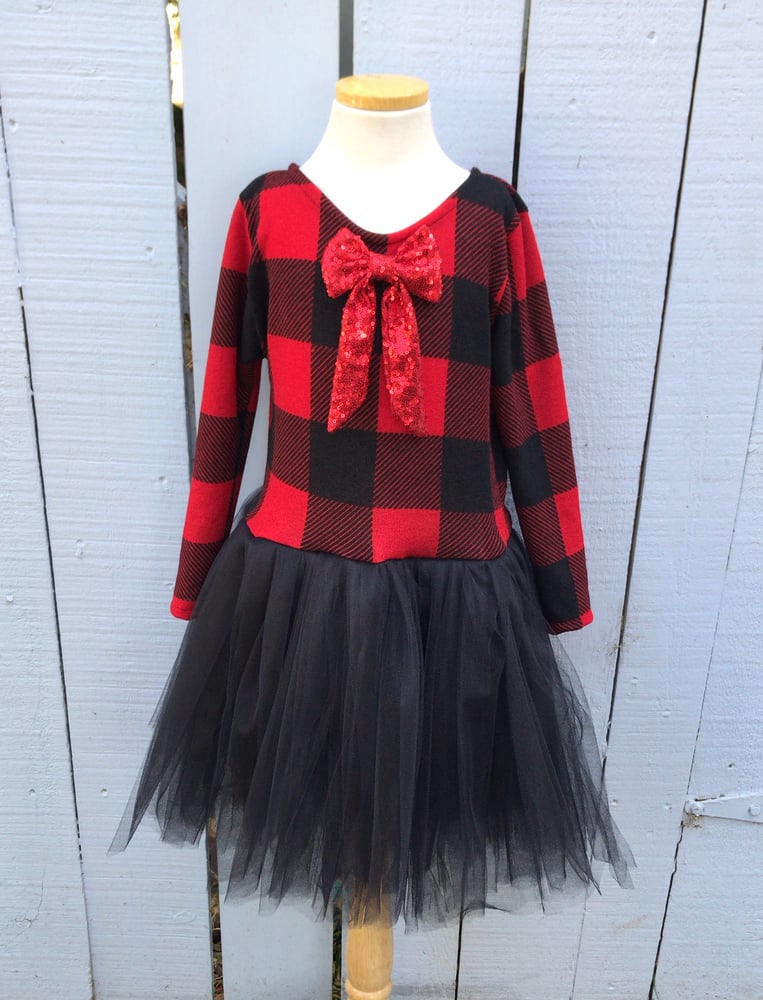 Image of Plaid deluxe dress 