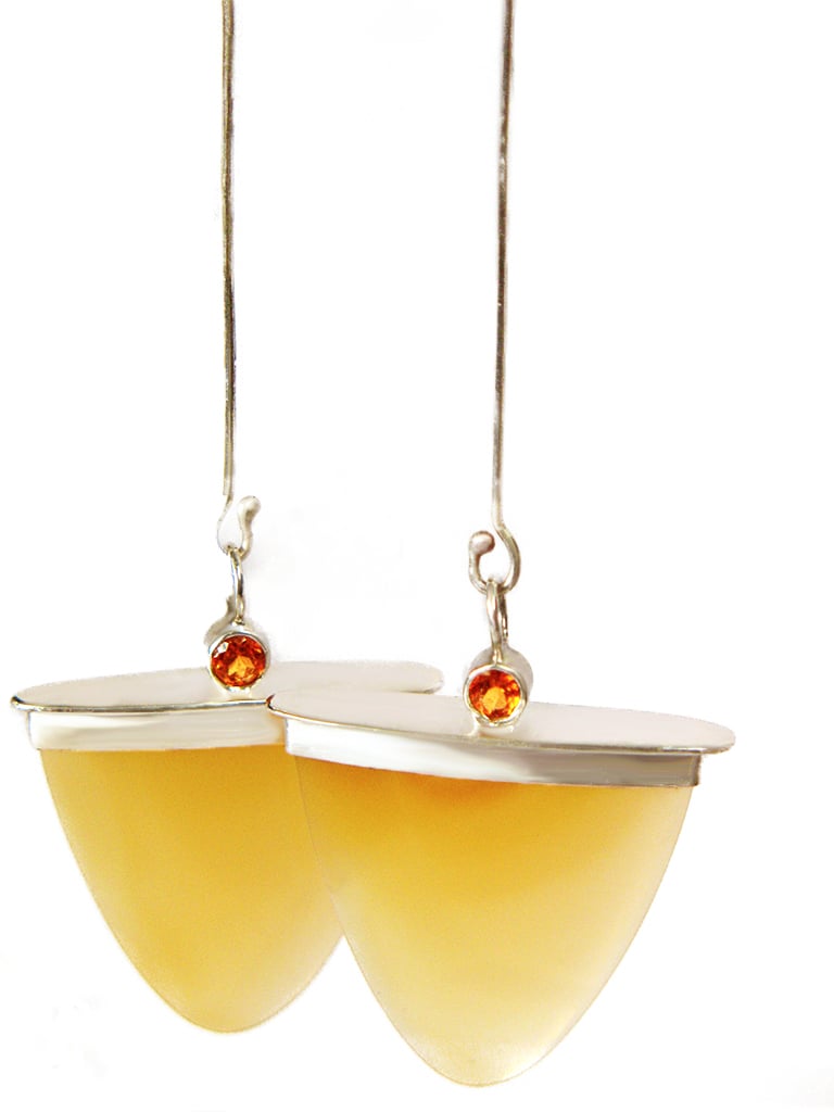 Image of Carnelian and Garnet Earrings