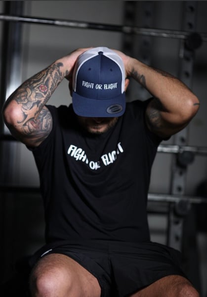 Image of Fight or Flight Navy/White SnapBack