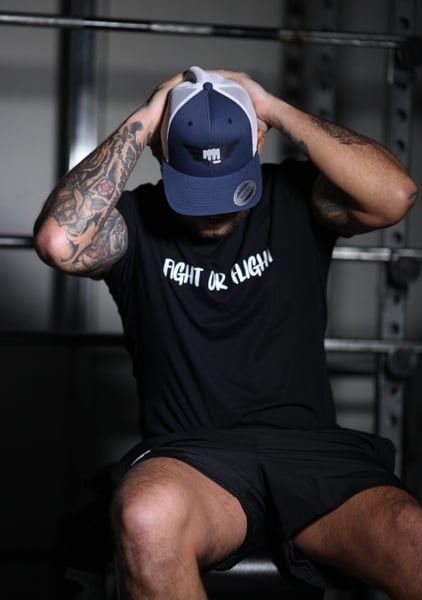 Image of Fight or Flight SnapBack with logo 
