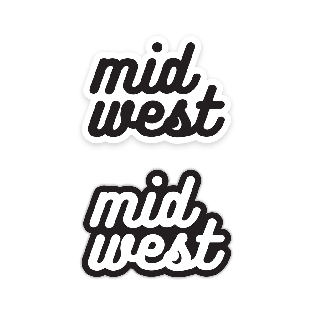 Image of Midwest Script Sticker