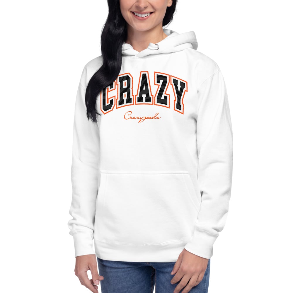 Crazy Arch White Hoodie | Crazygoodz