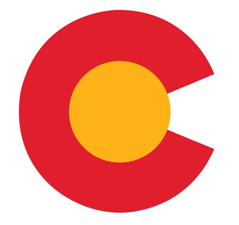 Image of COLORADO STATE CLASSIC DESIGN 4" STICKER