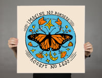 Imagine No Borders Screen Print by Dylan Miner