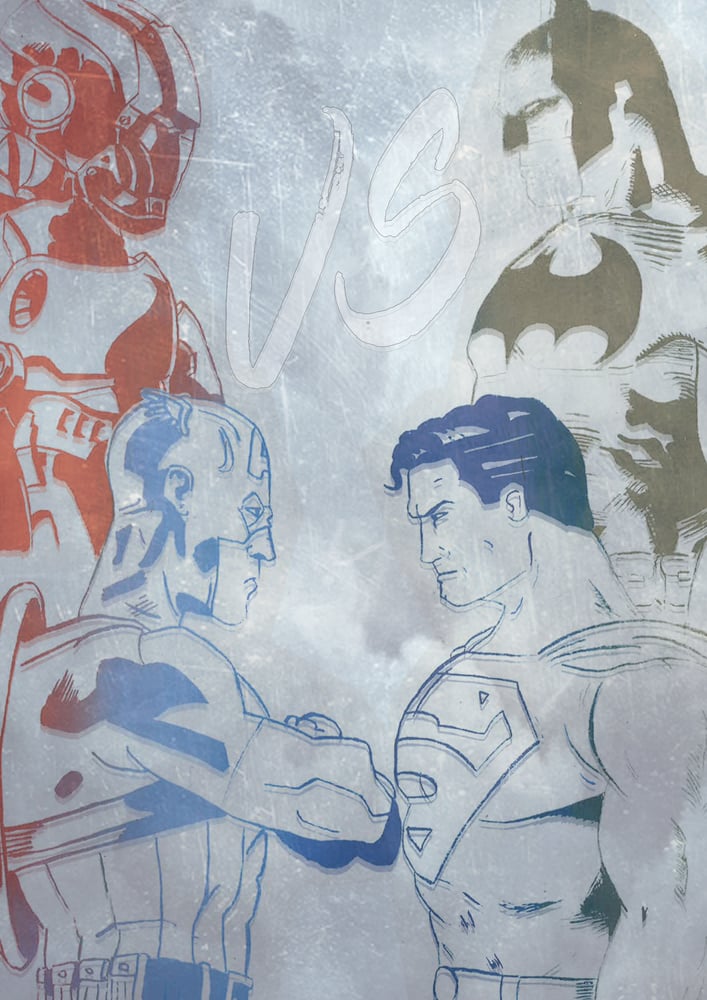Image of Marvel vs DC Poster
