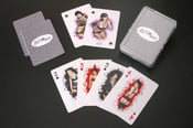 Image of Pin Up Players Playing Cards