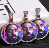 Custom circle pendant 