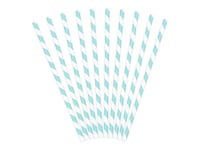 Image 3 of Pajitas de papel azul cielo