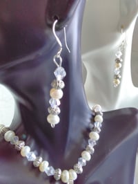 Image 5 of MOTHER OF PEARL DRAGONFLY PENDANT NECKLACE SET