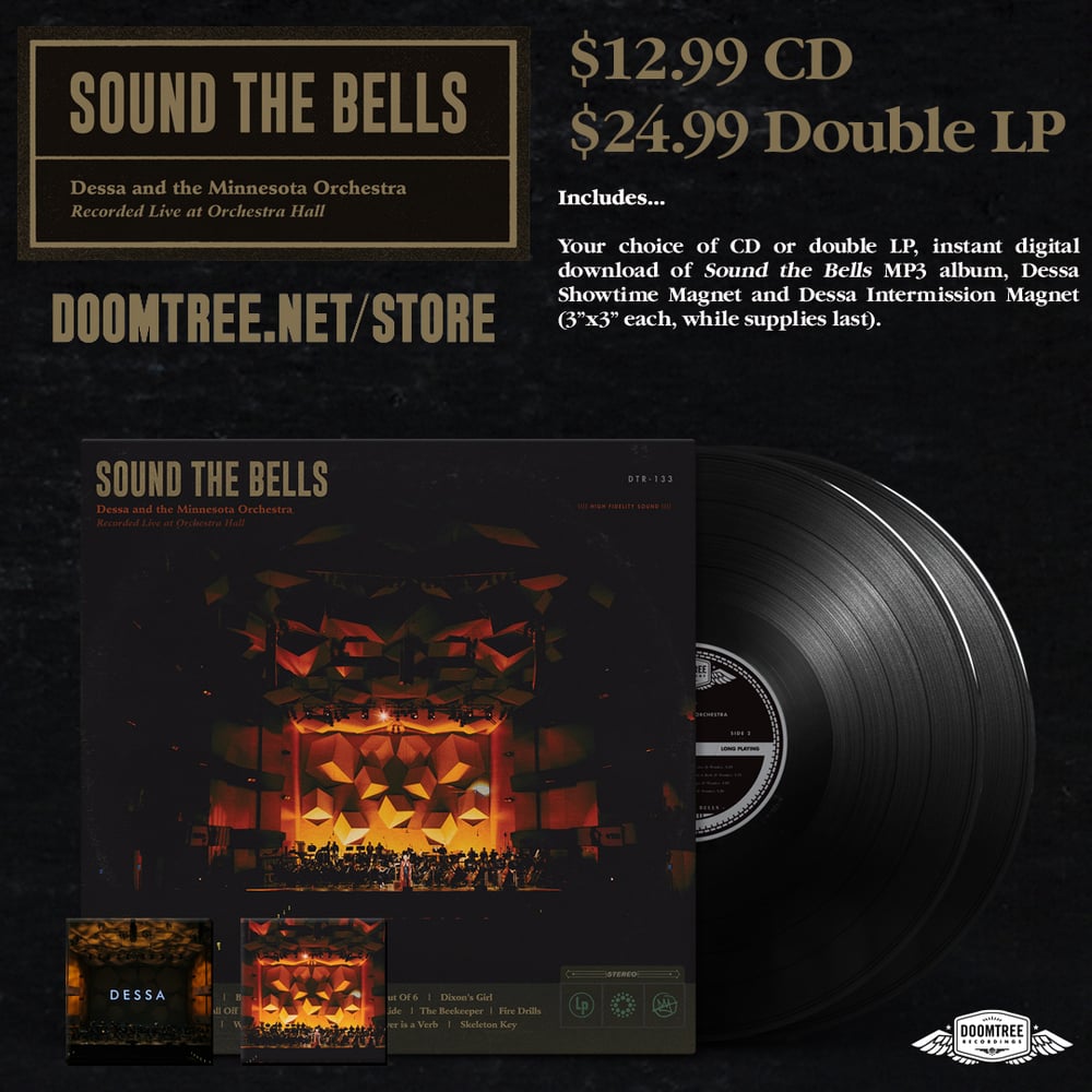 Image of Sound the Bells: Recorded Live at Orchestra Hall (LP) - Dessa and the Minnesota Orchestra