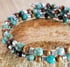 African Turquoise Wrap Bracelet  Image 4