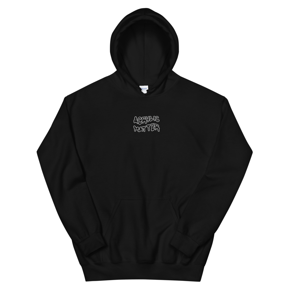 WAVY LOGO EMBROIDERED HOODIE