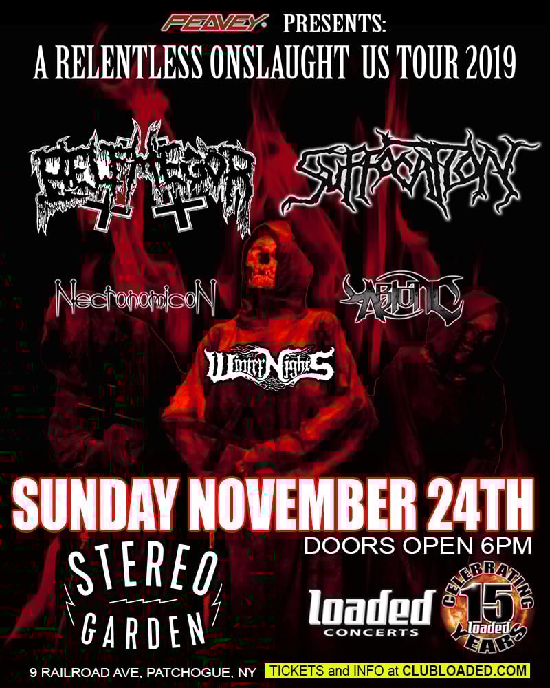 Image of Suffocation, Belphegor, Winter Nights