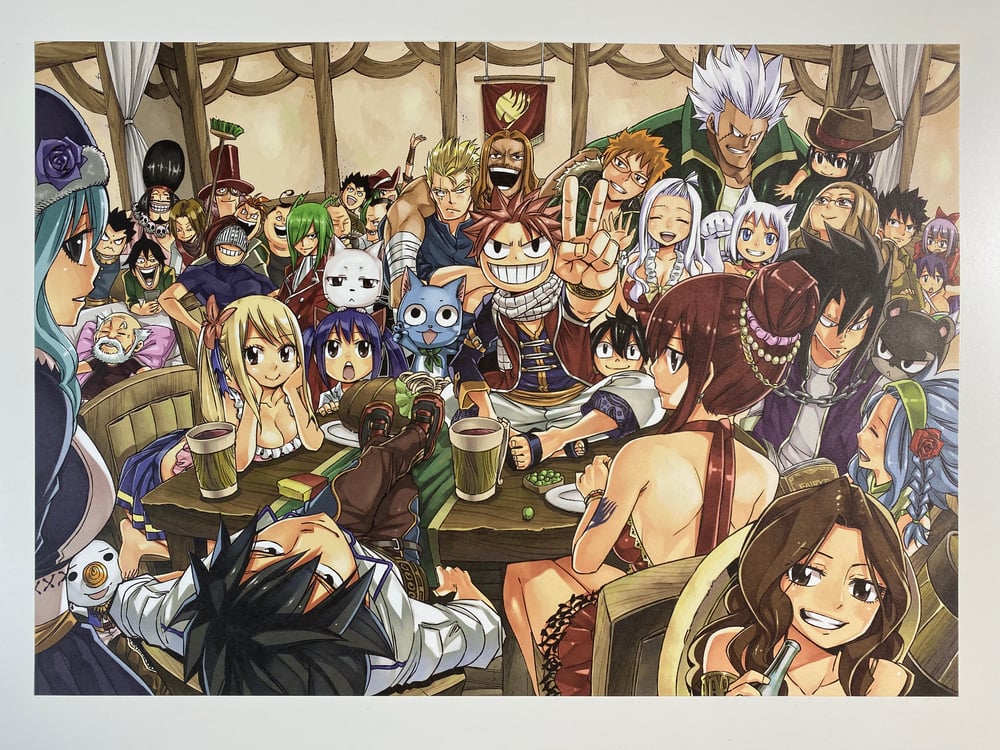 Fairy Tail Guild Anime Manga Art Print Poster, Various sizes from