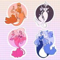 MerDiamond Queen Stickers 