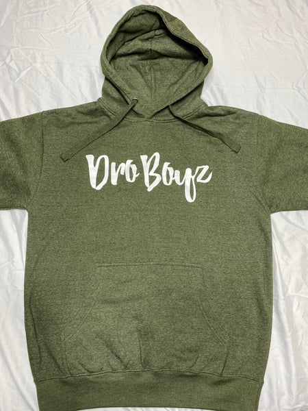 Image of DroBoyz Hoodie - Military Green (Alternative Logo)