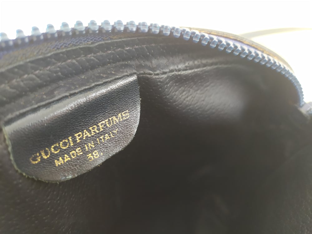 Image of Vintage Gucci blue GG monogram Ophidia bag