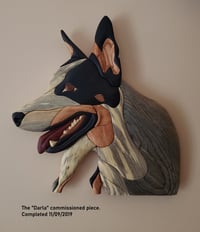 Image 1 of Custom Intarsia Artwork Design Deposit